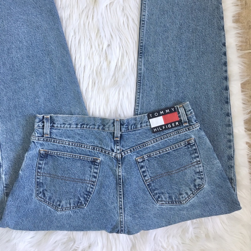 SOLD. Vintage Tommy Hilfiger High Waisted Jeans - Picture 6 of 8